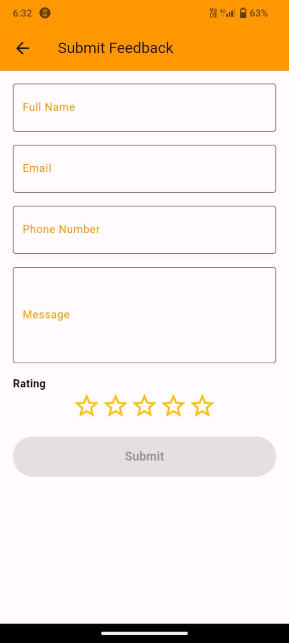 Feedback Page